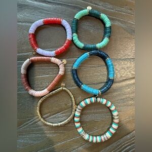 Ink + Alloy Grace stack bracelets.  Sold as a group. Qty 6